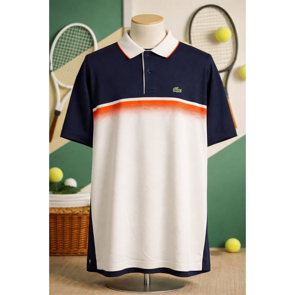 Lacoste Sport Men’s Ultra Dry Gradient Print Polo 4XLB 4XB